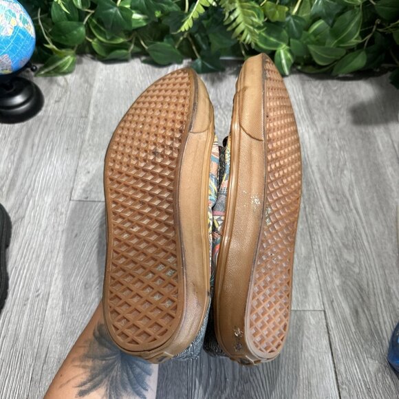 VANS ZZ Gallery SK8-Hi Zio Ziegler Multi Print Gum Sneakers VTG Size 10 - Picture 7 of 10